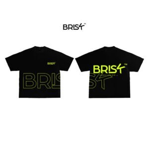 BRISK CFN | BLACK WITH NEON GREEN FONT